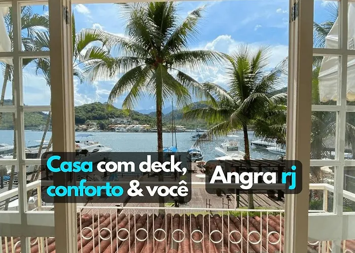 Lindo 3 Qts Com Deck Churrasqueira Piscina Angra